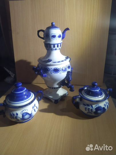 Комплект гжель СССР
