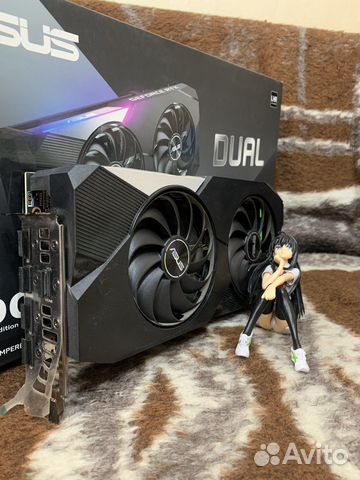 Asus RTX 3060ti 8gb Dual OC LHR Идеал