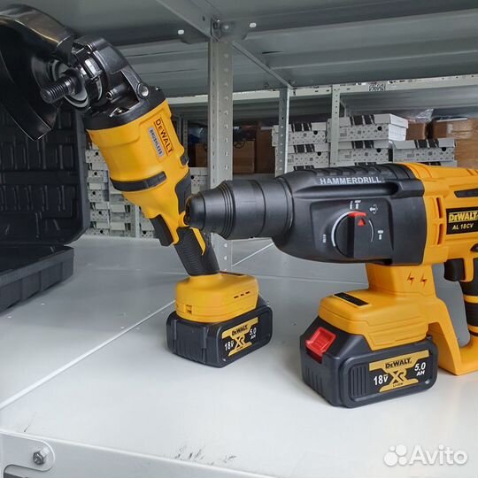 Набор 2в1 Перфоратор болгарка DeWalt