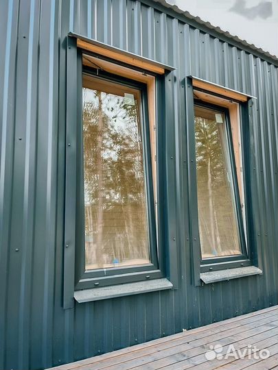 Барнхаус под ключ с отделкой