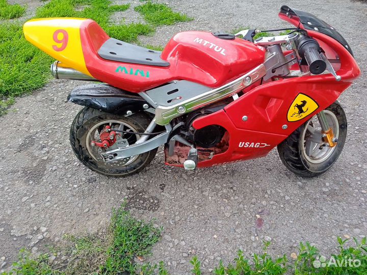 Бензиновый mini мотоцикл