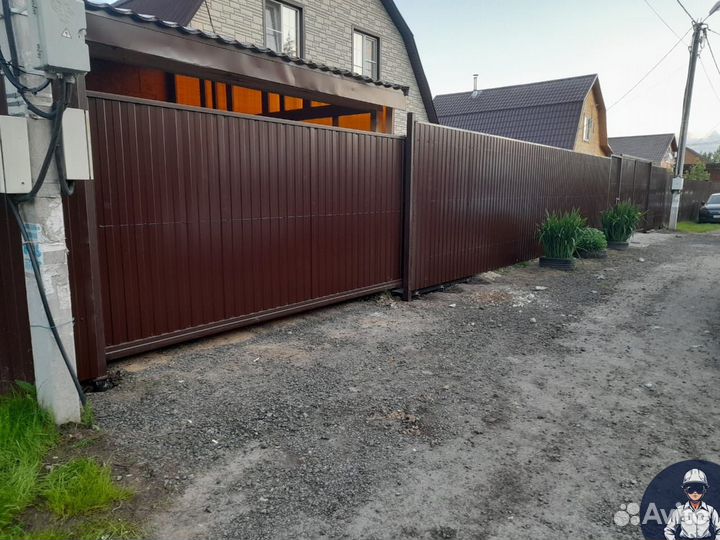 Монтаж ограждений 3Д/Профлист/Рабица/Сетка