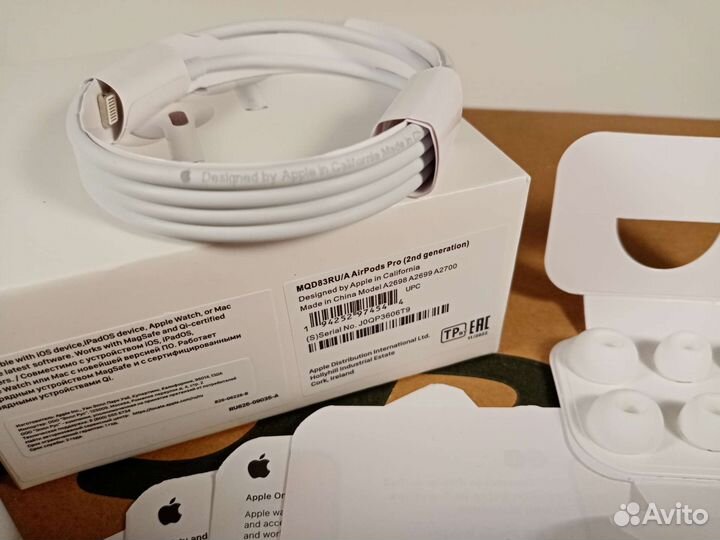 AirPods pro2 с шумоподавлением и прозрачностью