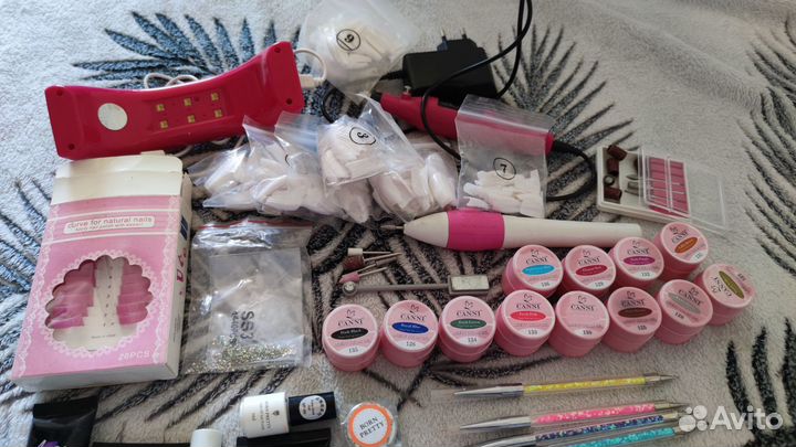 Набор для наращивания ногтей и маникюра