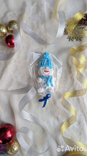 Зефир на палочке на новый год