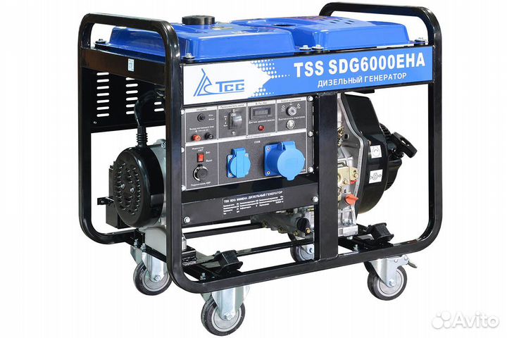 Дизель генератор TSS SDG 6000EHA