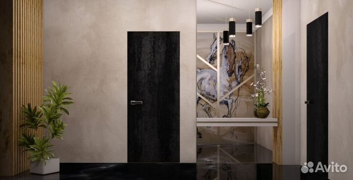 Двери межкомнатные скрытые экошпон