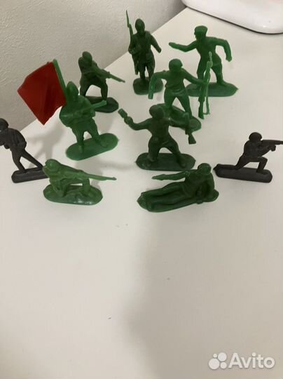 Солдатики СССР набор солдаты в бою прогресс