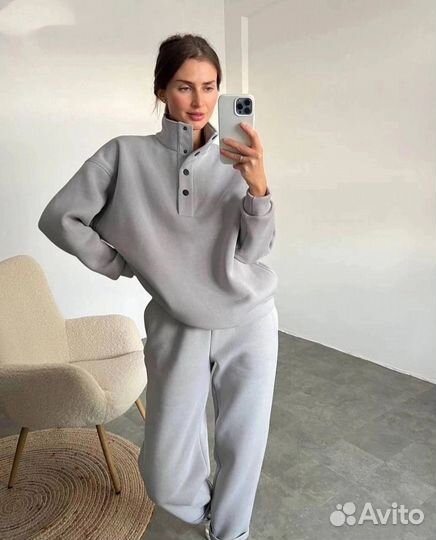 Женский спортивный костюм на флисе турция