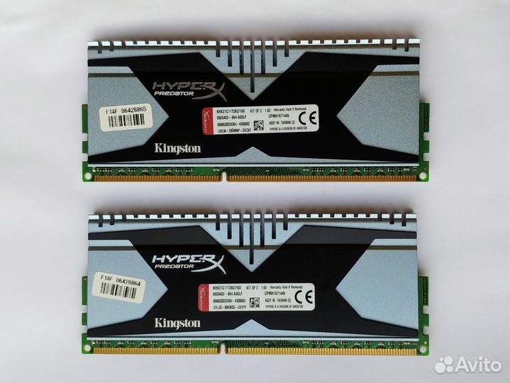 Kingston HyperX Predator 16GB KHX21C11T2K2/16X