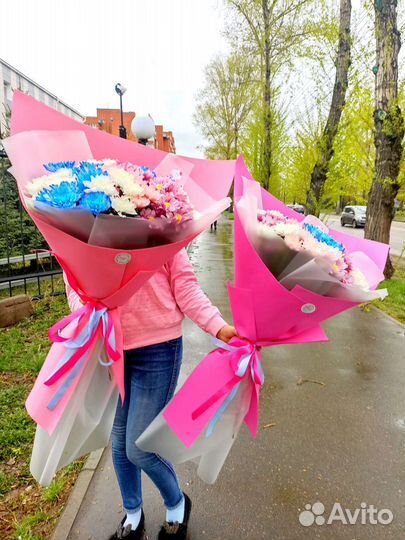 Букеты из 11 веточка хризантема ромашек