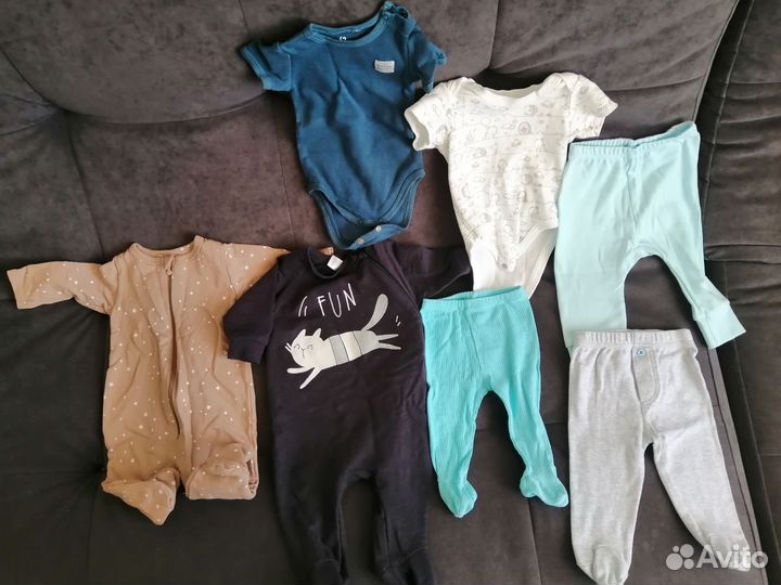 Вещи пакетом на мальчика 62