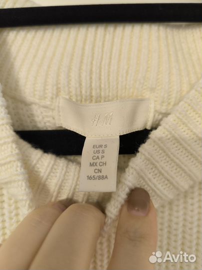 Жилет удлинённый трикотаж h&m 42-44