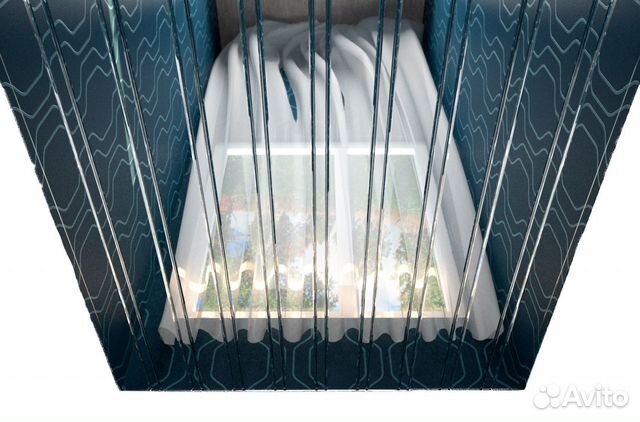 Реечные потолки. Комплект 1,5*1,0. Хром/хром