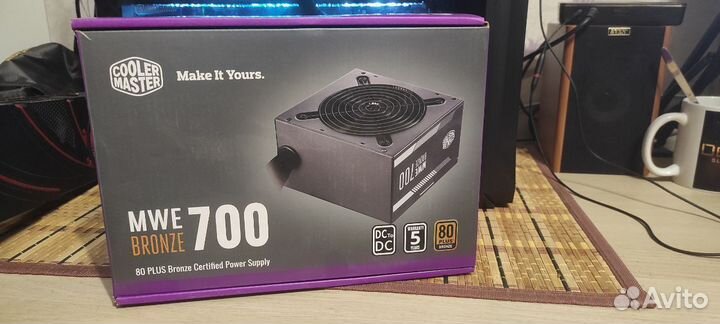 Блок питания Cooler master MWE 700 Bronze