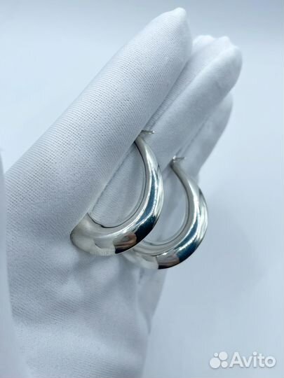 Серьги серебро