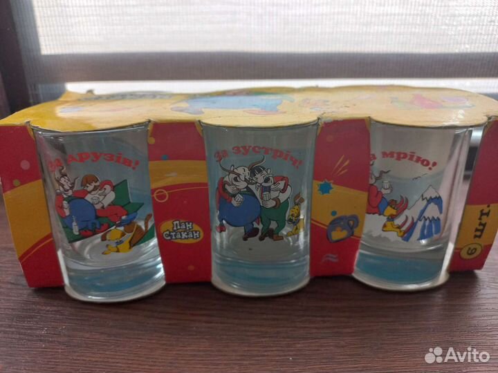 Набор рюмок, 6 штук, новые