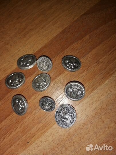 Металлические пуговицы женские
