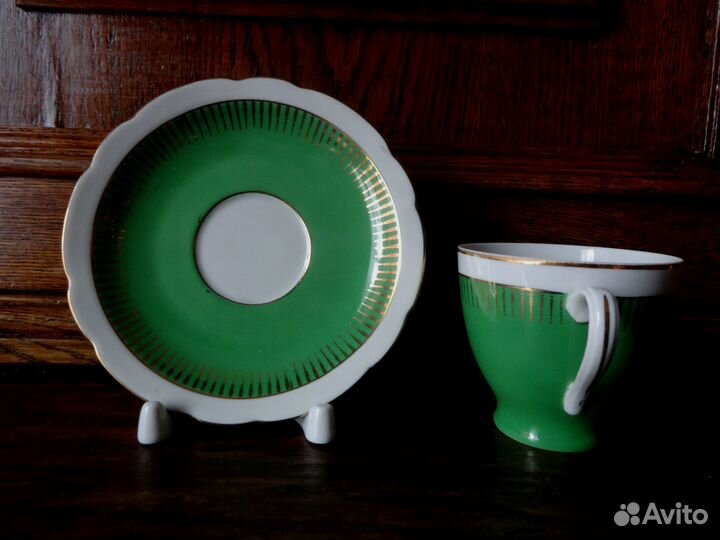 Кофейная чайная пара Польша винтаж