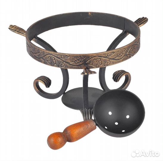 Подставка под садж кованная с ручкой