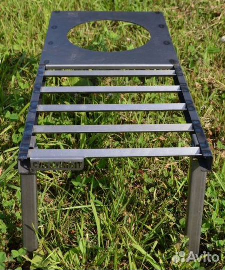 Решетка костровая с подставкой под казан