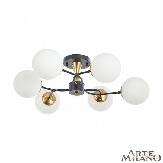 Arte Milano 276808/6 BK/GD люстра