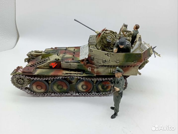 Немецкое зсу гепард в масштабе 1:35