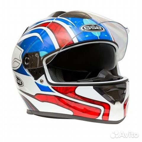 Шлем G-350 blue-RED