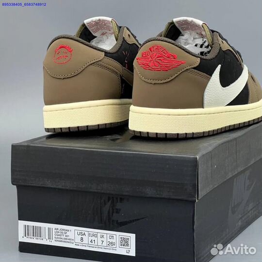 Кроссовки Nike Air Jordan 1 x Travis Scott