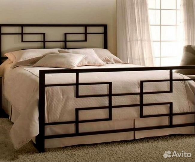 Кровать лофт металлическая