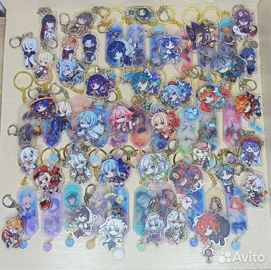 Аниме брелки геншин (Genshin)