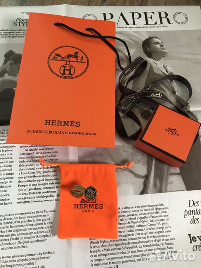Запонки мужские Hermes