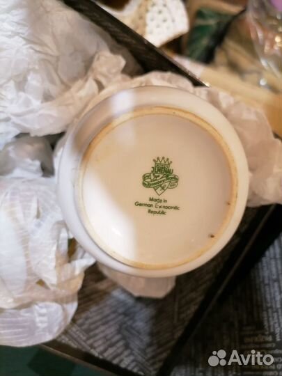 Кофейный сервиз Henneberg Porzellan 1777 GDR