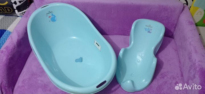 Ванночка + принадлежности для купания