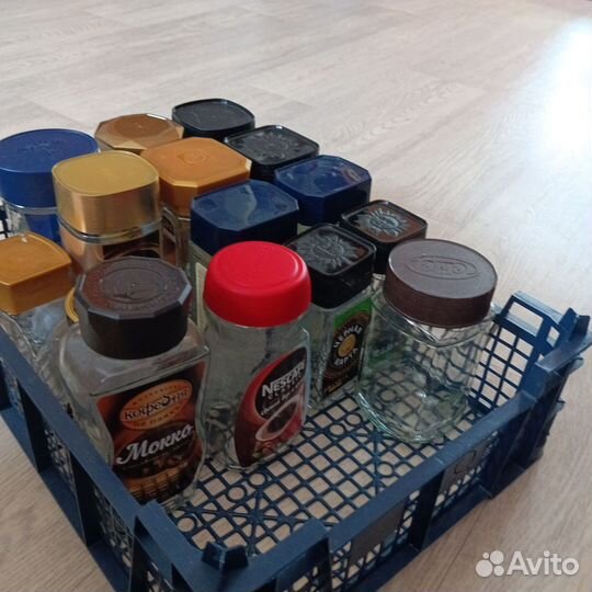 Банки стеклянные из под кофе