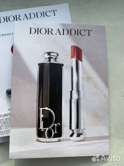 Пробники помады Dior Addict