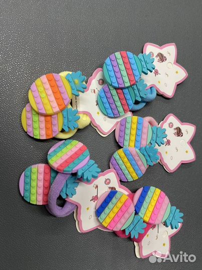 Набор детских резинок для волос