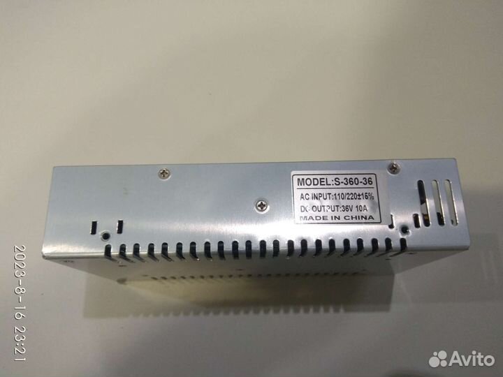 Блок питания 36V 10A 360W, источник питания S-360