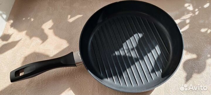 Сковорода гриль литой алюминий 26 см