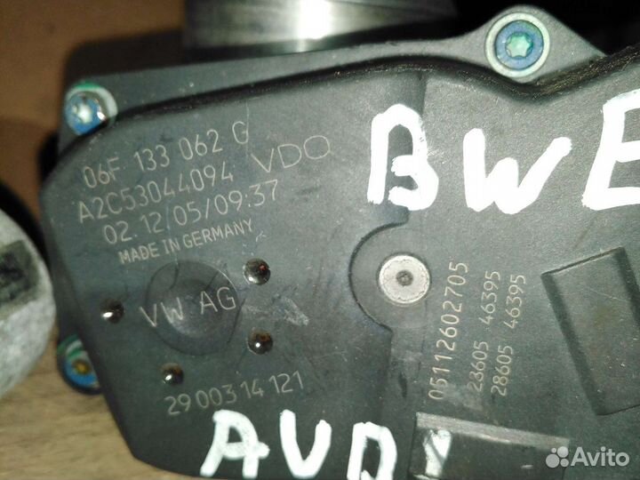 Дроссельная заслонка Audi A4 8e B7 2.0 Turbo