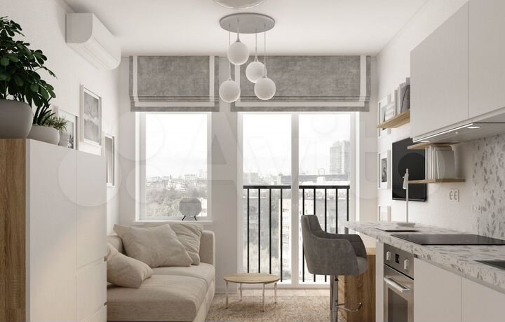 1-к. квартира, 41,5 м², 1/8 эт.