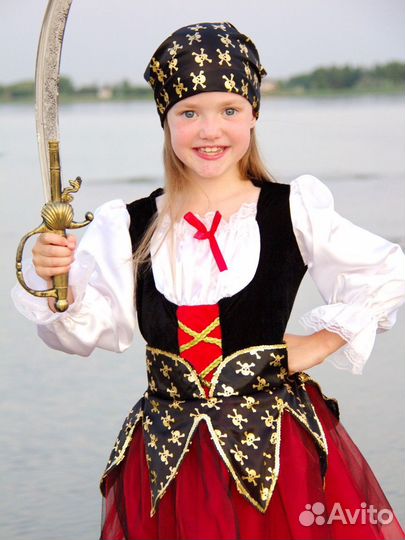 Костюм пиратки для девочки (прокат)