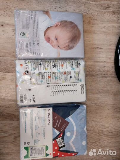 Натяжные простыни на детскую кровать 120 60 IKEA