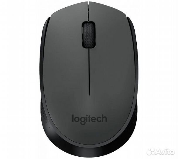 Беспроводная мышь Logitech M170, серый