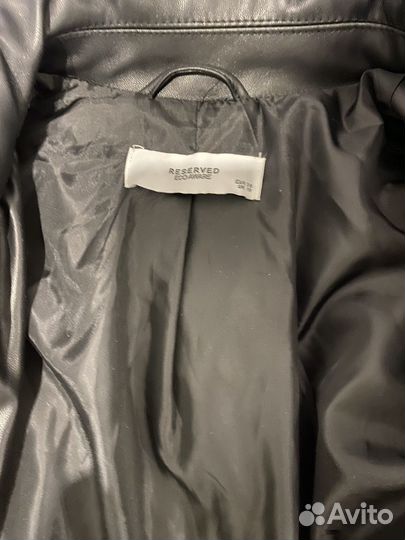 Кожаная куртка reserved,М,новая