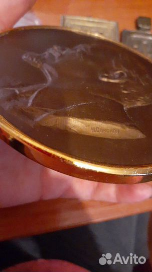 Медаль настенная Ленина.Н.Сколов