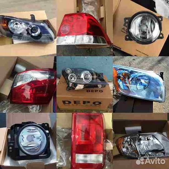 Audi q5. Фара правая срегулирующим мотором, внутри