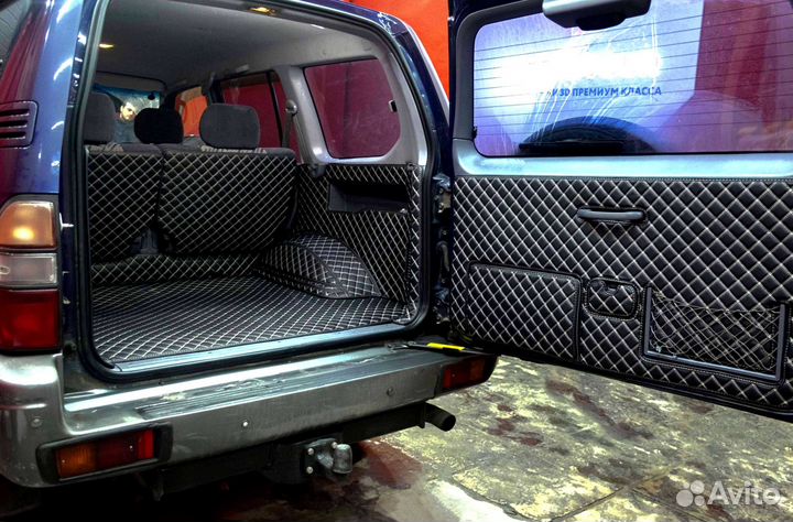 Ковры в салон для Toyota Land Cruiser Prado 90 1999