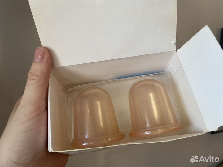 Банки массажные вакуумные 2 шт