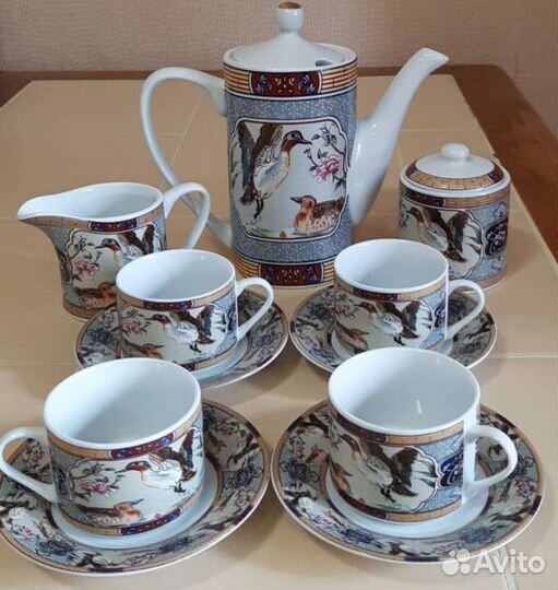 Кофейный сервиз фарфор Англия